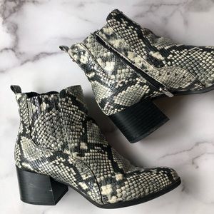 CIRCUS by Sam Edelman Snakeskin Booties